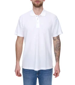 Hemden & Poloshirts*SANTINO Cws Herren schlichtes Polo-Shirt mit Baumwollanteil Kurzarm-Shirt Grün, Weiß, Blau oder Rot