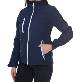 Mäntel & Jacken*SANTINO Damen wasserabweisende Softshell-Jacke Outdoor-Jacke Alltags-Jacke 1018311 Blau