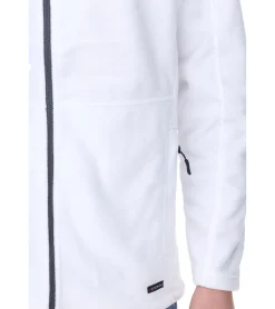 Jacken & Mäntel*SANTINO Toronto Herren Fleece-Jacke mit Reißverschlusstaschen Übergangs-Jacke Weiß/Grau