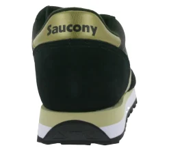 Sneaker & Turnschuhe*Saucony Jazz Original Damen Turnschuhe sportliche Low-Top Sneaker mit Echtleder-Anteil S1044-521 Schwarz/Gold