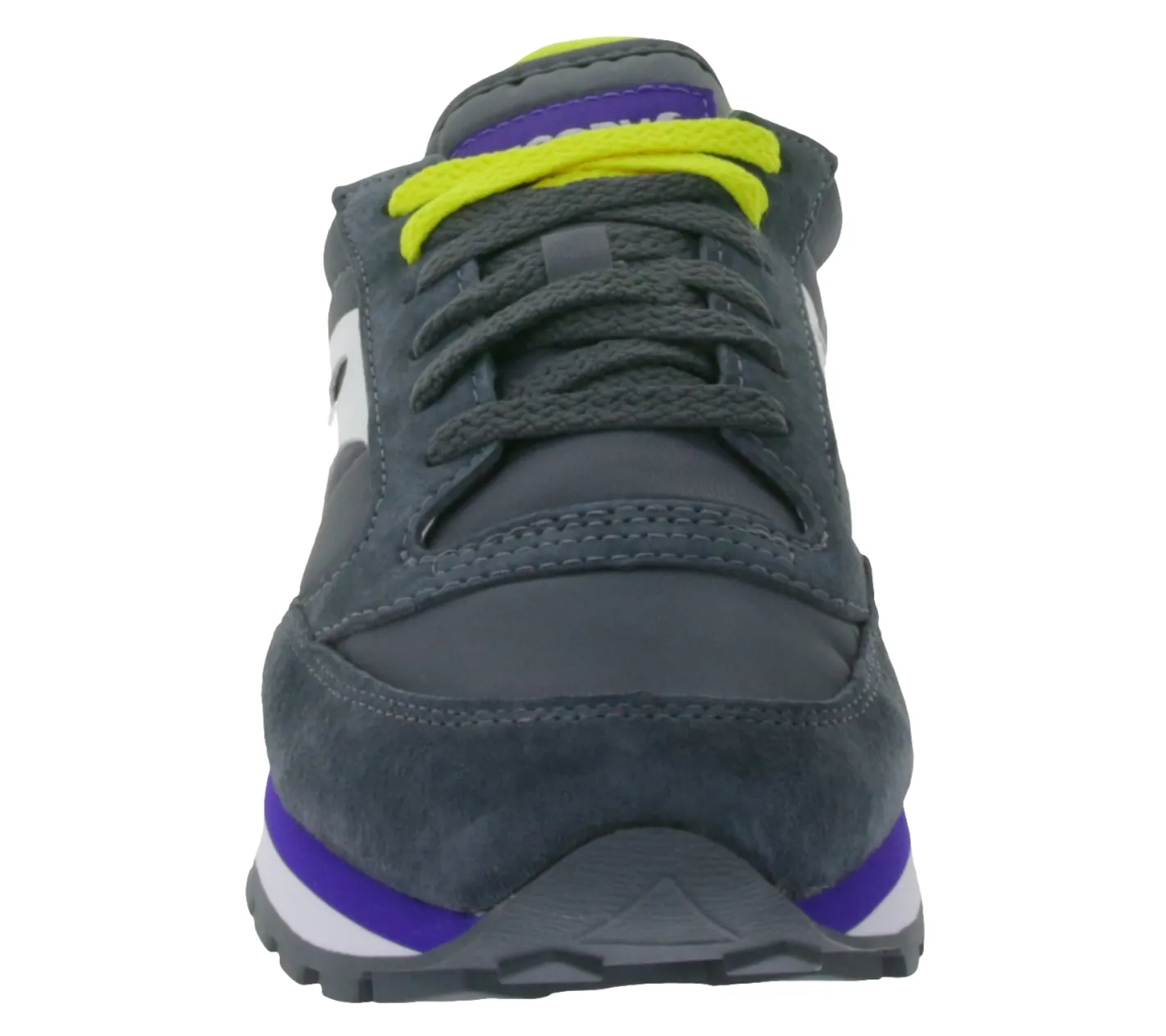 Sneaker & Turnschuhe*Saucony Jazz Triple Damen Sneaker sportliche Low-Top Turnschuhe mit Echtleder-Anteil S60530-25 Dunkelgrau