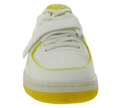Sneaker & Turnschuhe*SAYE Modelo 92 Damen Sneaker vegane Low-Top Schuhe mit Logo-Details M92-01 Weiß/Gelb