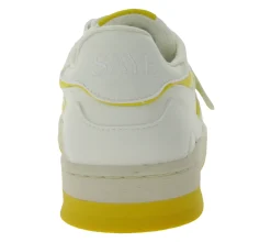 Sneaker & Turnschuhe*SAYE Modelo 92 Damen Sneaker vegane Low-Top Schuhe mit Logo-Details M92-01 Weiß/Gelb