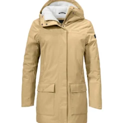 Wintersport|Mäntel & Jacken*Schöffel Damen Winterjacken Rotterdam Parka Beige