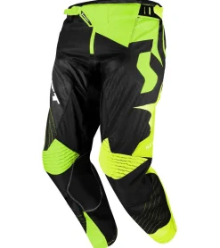 Sportunterbekleidung|Radsport*SCOTT Pant 450 Herren Moto-Cross Hose Motorsport-Kleidung mit vergrößertem Kniebereich 268618 1043 Schwarz/Grün/Gelb