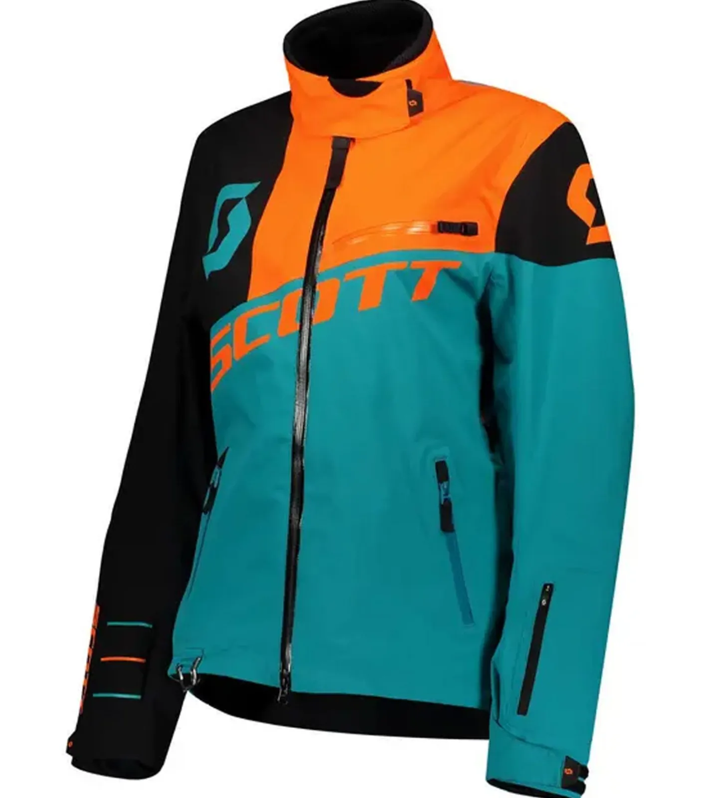 Sportoberbekleidung|Radsport*SCOTT Shell Pro Damen Moto-Cross Jacke Bike-Jacke mit Dryosphere Membran Softshell-Jacke 245005 Blau/Orange oder Pink/Blau