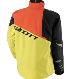 Sportoberbekleidung|Radsport*SCOTT Shell Pro Herren Moto-Cross Jacke Bike-Jacke mit Dryosphere Membran Softshell-Jacke 245000 5132 Gelb/Schwarz/Orange
