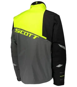 Sportoberbekleidung|Radsport*SCOTT Shell Pro Herren Moto-Cross Jacke Bike-Jacke mit Dryosphere Membran Softshell-Jacke 245000 5731 Grau/Schwarz/Neongelb