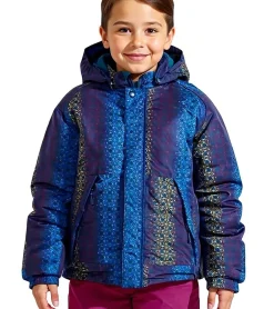 Jacken & Mäntel*Scout Schnee-Jacke SNOWY Kinder Winter-Jacke Jungen und Mädchen Funktions-Jacke mit Kapuze 6190 3006 Blau/Bunt