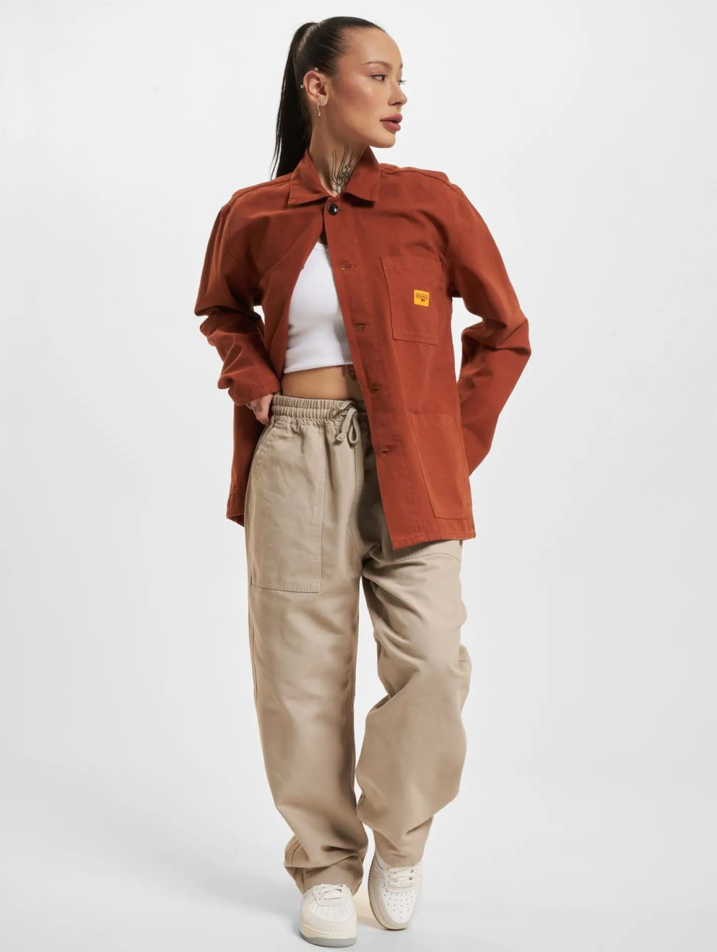 Mäntel & Jacken|Jacken & Mäntel*Service Works Canvas Overall Übergangsjacken Terrakotta