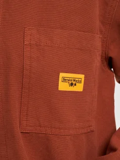 Mäntel & Jacken|Jacken & Mäntel*Service Works Canvas Overall Übergangsjacken Terrakotta