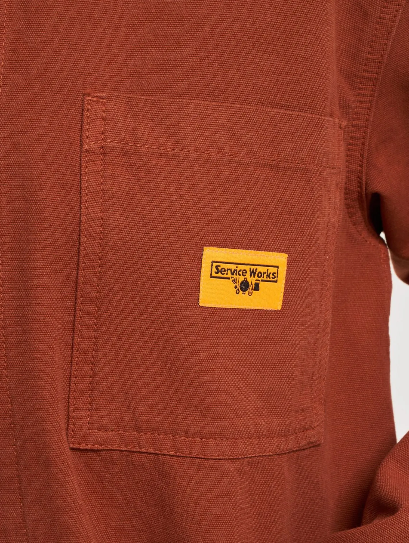 Mäntel & Jacken|Jacken & Mäntel*Service Works Canvas Overall Übergangsjacken Terrakotta