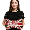 Rucksäcke & Taschen*BioworldMerch Sex Pistols Punkrock-Band Damen Schulter-Tasche mit britischem Flaggenlogo Handtasche Fan-Artikel LB103141SEX Schwarz/Rot/Weiß