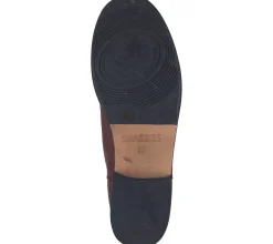 Boots & Stiefel*SHABBIES Amsterdam Damen Echtleder Schlupf-Stiefelette rustikale Herbst-Schuhe 181020174 Cognac-Braun