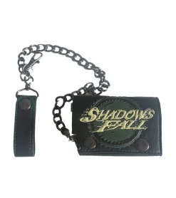 Portemonnaies & Geldbörsen*BioworldMerch Shadows Fall Stilvolle Band-Brieftasche mit Logo-Schriftzug Portemonnaie LW105788SHF Schwarz/Grün