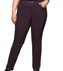 Große Größen|Hosen & Jeans*sheego Bengalin Damen Stretchhose mit schmaler Beinform moderne Freizeit-Hose Große Größen 133992 Weinrot