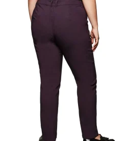 Große Größen|Hosen & Jeans*sheego Bengalin Damen Stretchhose mit schmaler Beinform moderne Freizeit-Hose Große Größen 133992 Weinrot