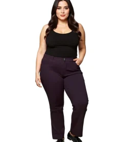 Große Größen|Hosen & Jeans*sheego Bengalin Stretchhose moderne Damen Freizeit-Hose Kurzgröße Große Größen 133991 Weinrot