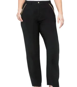 Große Größen|Hosen & Jeans*sheego Damen Hose aus weicher Lyocell-Qualität Alltags-Hose Große Größen 134857 Schwarz