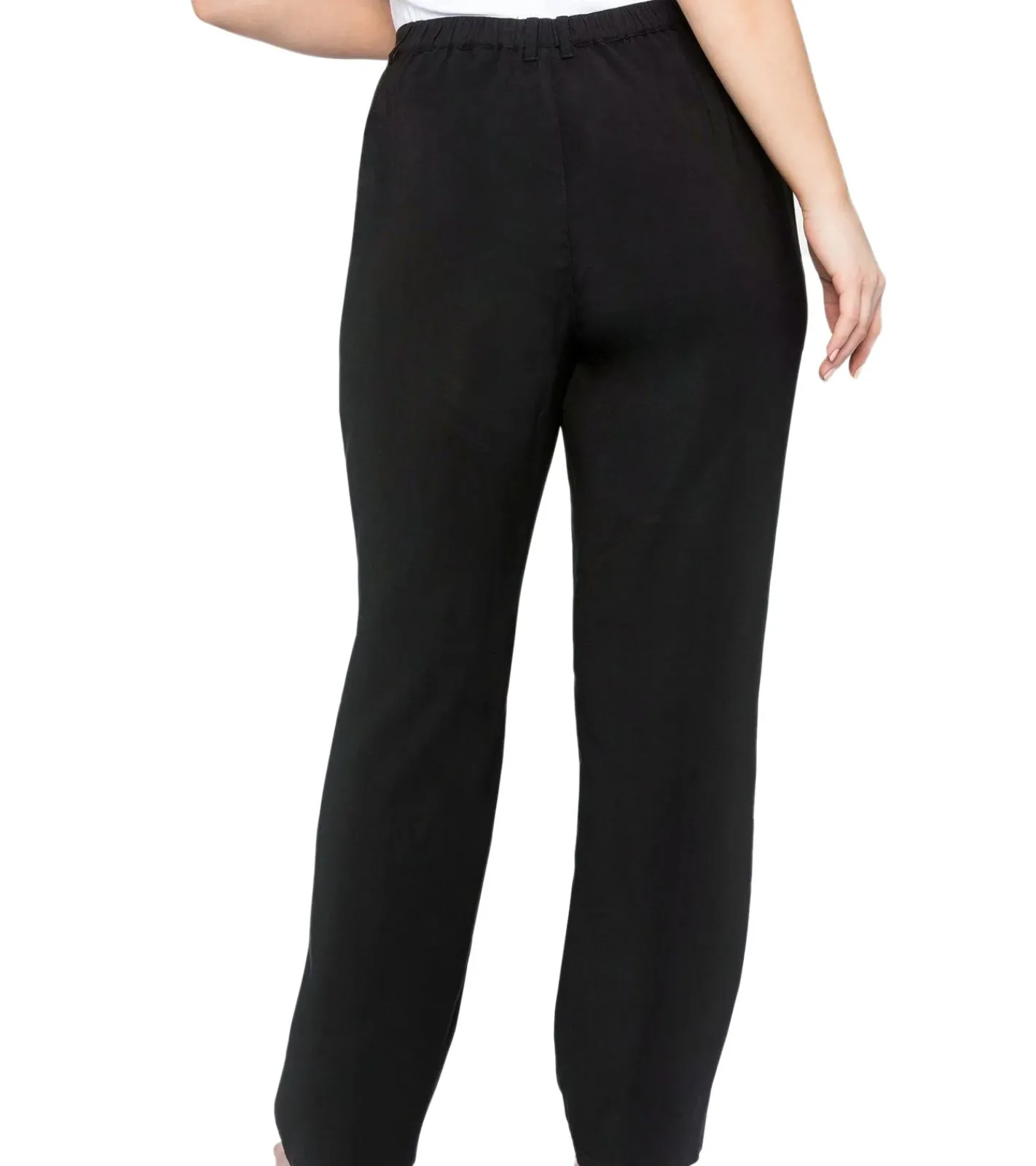 Große Größen|Hosen & Jeans*sheego Damen Hose aus weicher Lyocell-Qualität Alltags-Hose Große Größen 134857 Schwarz