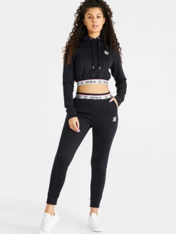 Sweater & Pullover*Sik Silk Elettra Hoodie schwarz