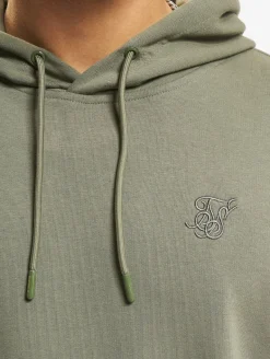 Pullover & Sweater*Sik Silk Smart Essential Kapuzenpullover zum Überziehen khaki