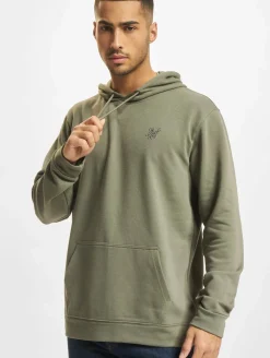 Pullover & Sweater*Sik Silk Smart Essential Kapuzenpullover zum Überziehen khaki