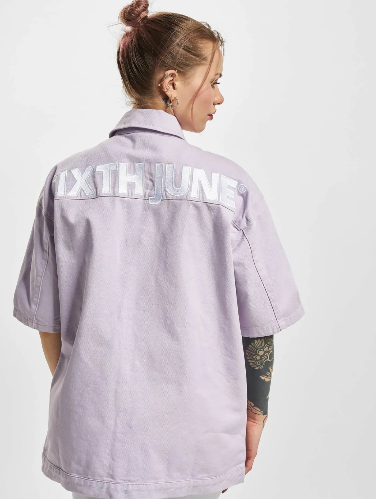 Mäntel & Jacken*Sixth June Color Denim Jacke Lila