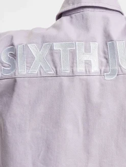 Mäntel & Jacken*Sixth June Color Denim Jacke Lila