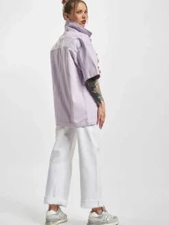 Mäntel & Jacken*Sixth June Color Denim Jacke Lila