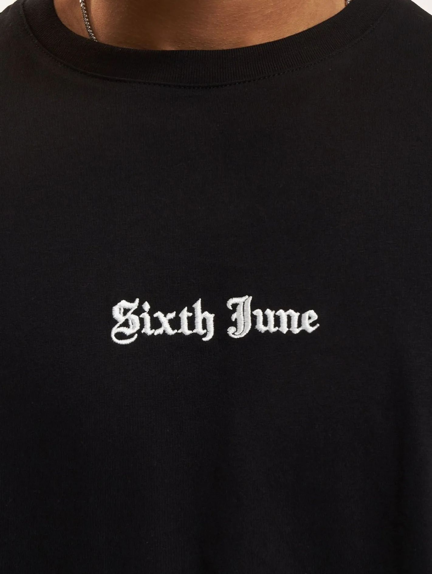 T-Shirts & Tank Tops*Sixth June Crew T-Shirts schwarz