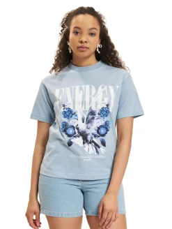 Tops & T-Shirts*Sixth June Energy Flowers T-Shirt hellblau