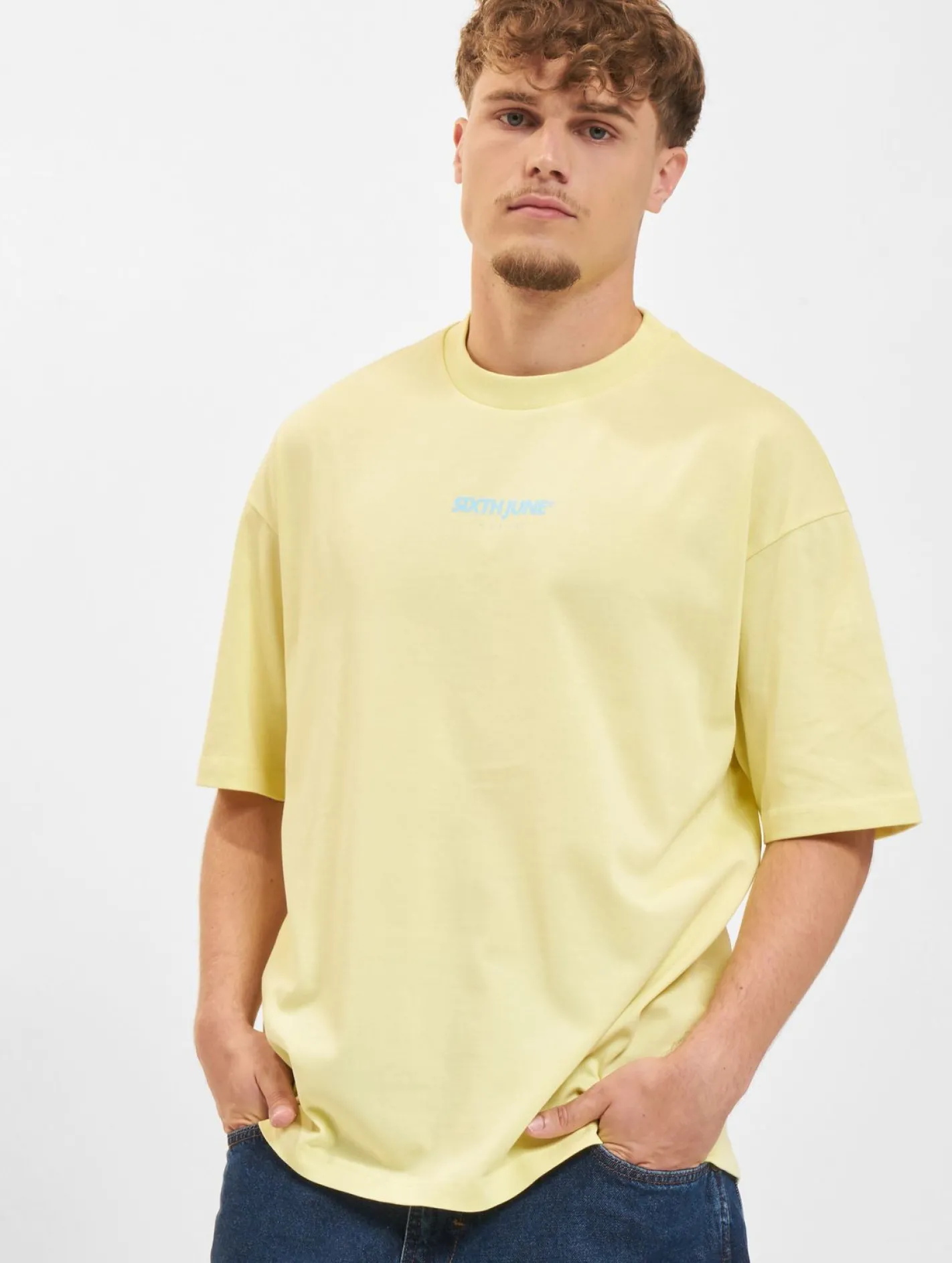 T-Shirts & Tank Tops*Sixth June Essentiel T-Shirts gelb