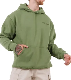 Pullover & Sweater*Sixth June Fear Herren Kapuzen-Pullover mit Baumwollanteil Sweat-Pullover Hoodie Langarm-Shirt M22976PSW Grün