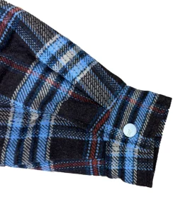 Jacken & Mäntel*Sixth June Herren Schottenkaro-Jacke in Oversized Übergangs-Jacke mit Kapuze im Allover Karo-Muster Frühlings-Jacke N22417MOWDBRO Braun/Bunt