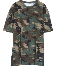 T-Shirts & Tank Tops*Sixth June Herren T-Shirt im Camouflage-Look Baumwoll-Shirt Kurzarm-Shirt M3409CTS-CAMO Grün
