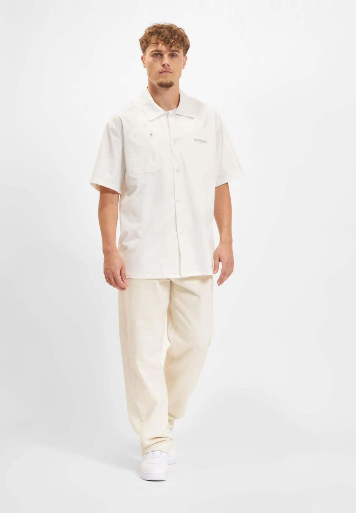 Hemden & Poloshirts*Sixth June Nylon Tech Hemden weiß