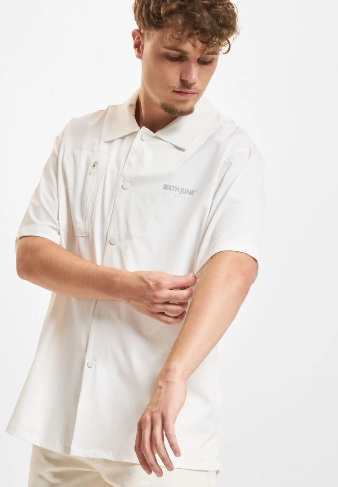 Hemden & Poloshirts*Sixth June Nylon Tech Hemden weiß