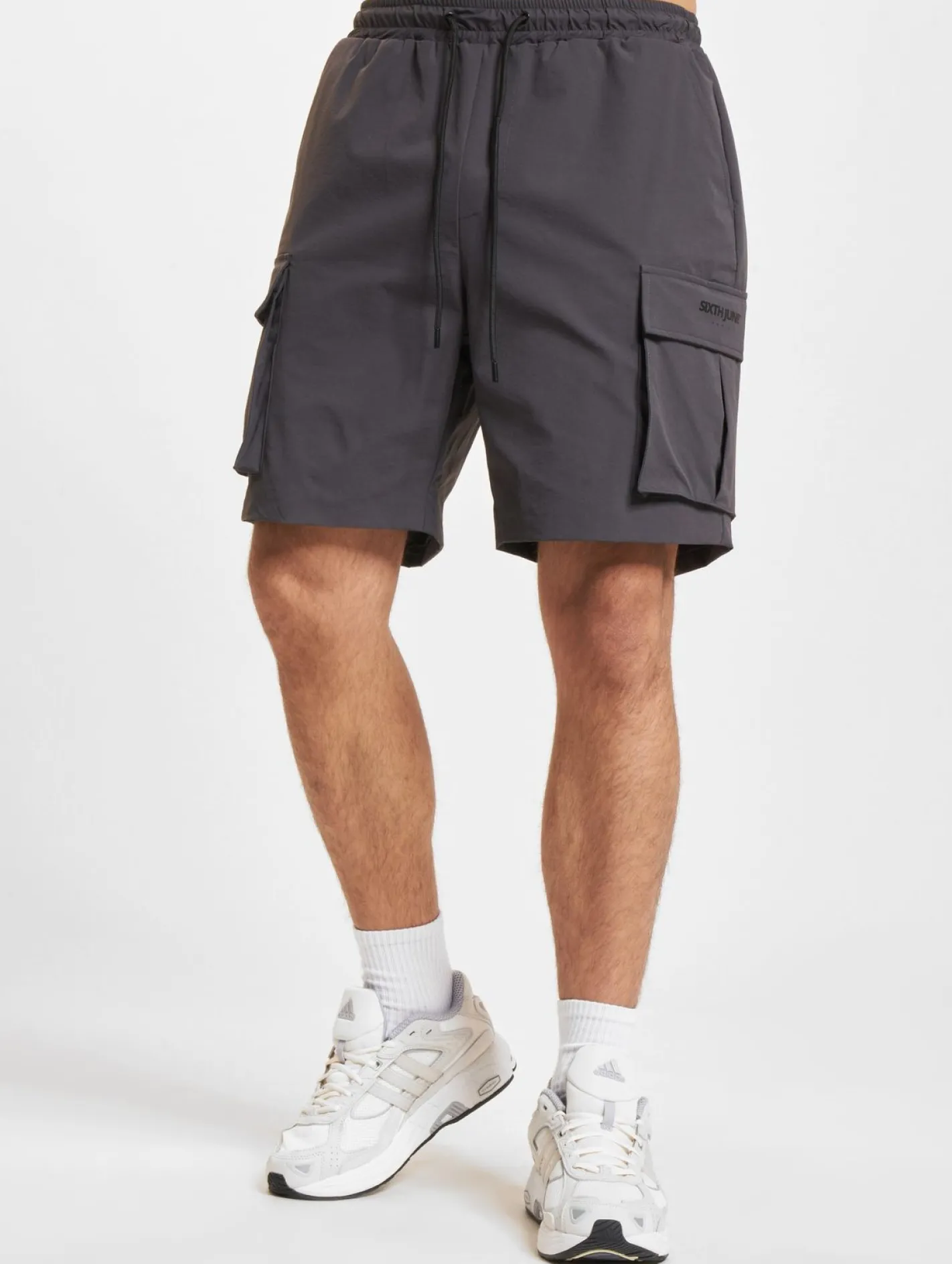 Shorts & Bermudas*Sixth June Nylon Tech Utility Shorts weiches Schwarz