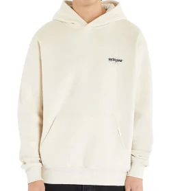 Pullover & Sweater*Sixth June Puff Thunder Printed Hoodie Herren Kapuzen-Pullover Baumwoll-Sweater M23957PSW Beige