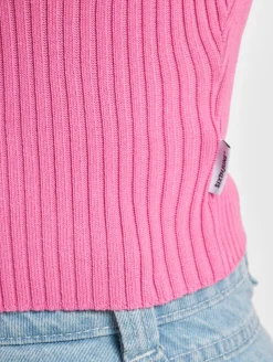 Tops & T-Shirts*Sixth June Sommer Strick Tank Tops rosa