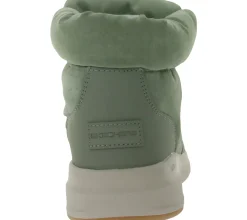 Boots & Stiefel*Skechers Damen Glacial Ultra Trend Up Ankle-Boots mit Ultra Go-Dämpfung Winter-Schuhe mit Air Cooled-Goga Mat 144194 Oliv-Grün