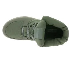 Boots & Stiefel*Skechers Damen Glacial Ultra Trend Up Ankle-Boots mit Ultra Go-Dämpfung Winter-Schuhe mit Air Cooled-Goga Mat 144194 Oliv-Grün