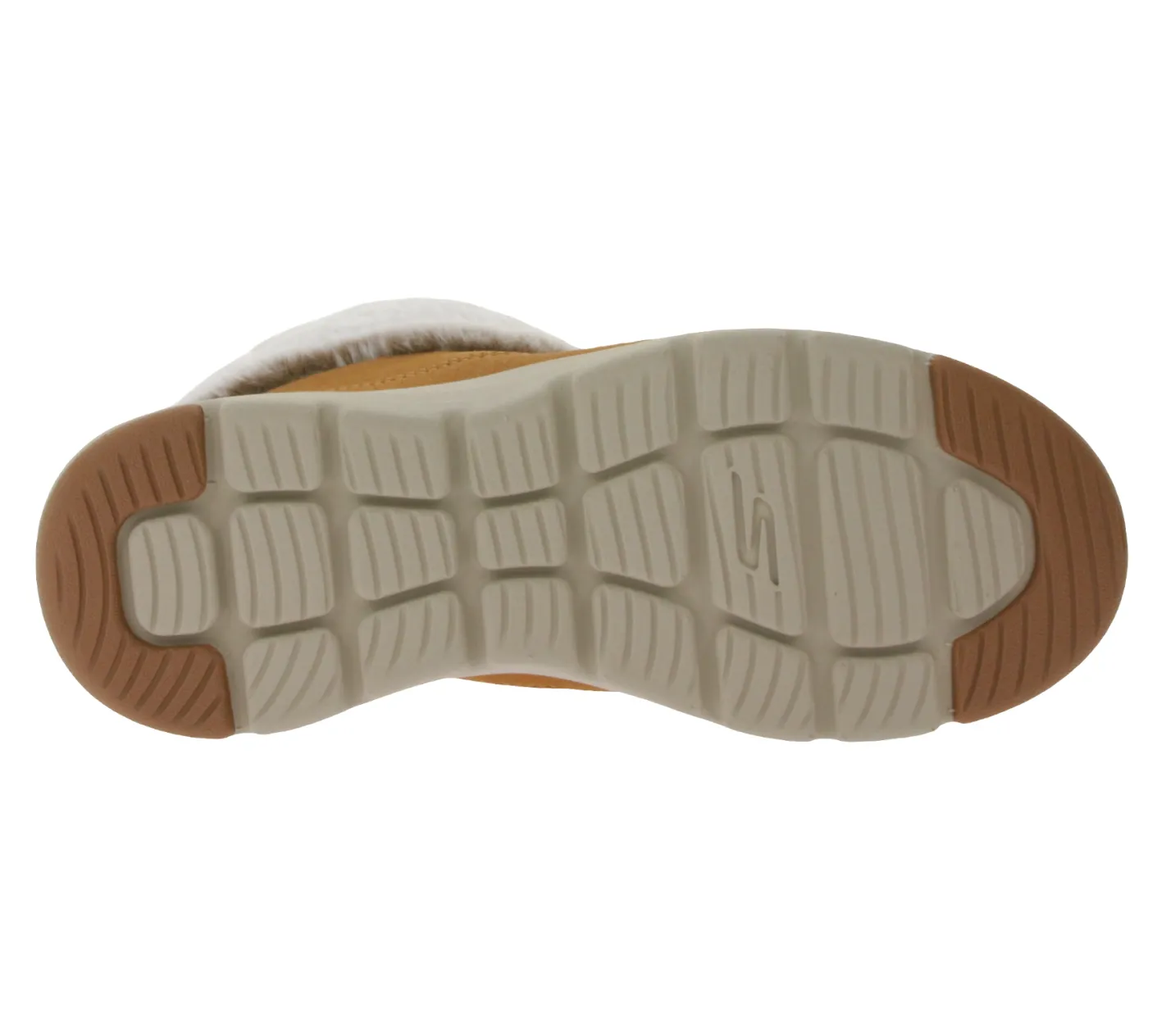 Boots & Stiefel*Skechers Damen Glacial Ultra Sweet Vibes Ankle-Boots mit Ultra Go und Soft Stride-Dämpfung Winter-Schuhe mit Scothgard 144145 Beige