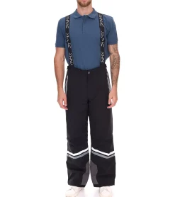 Wintersport|Jeans & Hosen*O46bpx Ski-Funktions-Hose für Herren mit Schneefang Thermo-Hose Straight-Leg Schnee-Hose Regular-Fit 905129 Schwarz