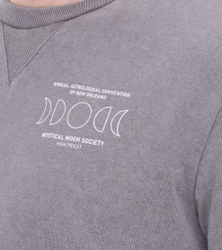 Pullover & Sweater*SKY REBEL Herren Rundhals-Pullover Baumwoll-Sweater im Antik-Look H10068C21372A 12400 Grau