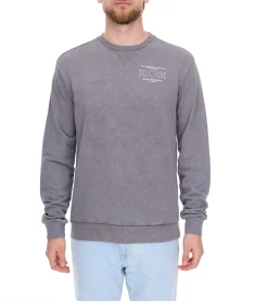 Pullover & Sweater*SKY REBEL Herren Rundhals-Pullover Baumwoll-Sweater im Antik-Look H10068C21372A Dunkelblau, Grün oder Grau