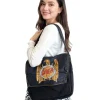 Rucksäcke & Taschen*BioworldMerch SLAYER Trashmetal-Band Umhänge-Tasche Messengerbag Laptop-Tasche Fan-Artikel 42 x 36 x 6 cm MB106926SLA Schwarz