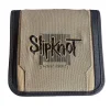 Rucksäcke & Taschen*BioworldMerch Slipknot CD-Tasche für 24 CD´s CD-Hülle Metal-Band CD-Sammler CD-Schutz Schwarz/Beige