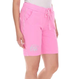 Shorts & Bermudas*SOCCX Damen Freizeit-Shorts kurze Baumwoll-Hose Sommer-Shorts 3643388_2007 Rosa